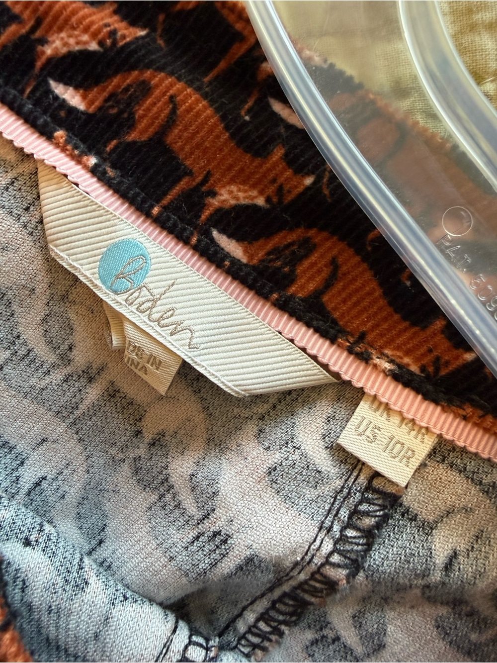 Boden corduroy fox print dress - Picture 8 of 14